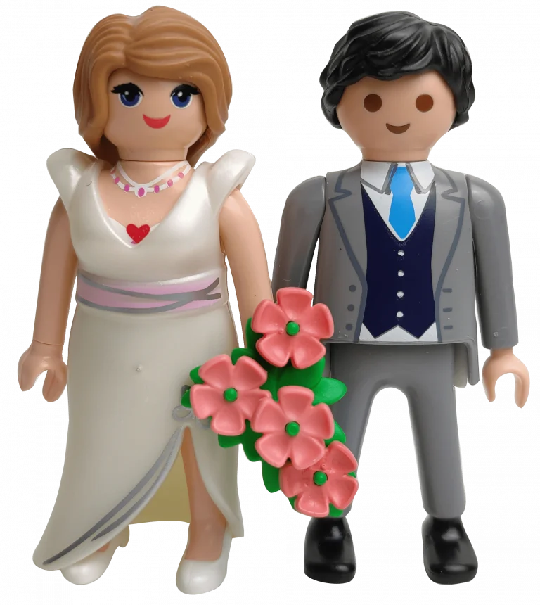 novios piezas clics playmobil